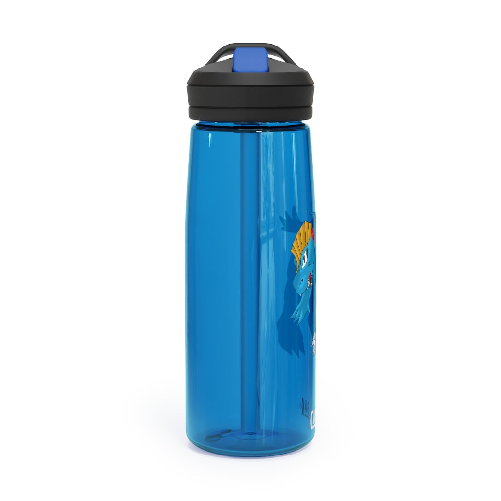 Blastdile CamelBak Eddy® Water Bottle in 20oz and 25oz sizes, showcasing its durable Tritan™ material and spill-proof design.